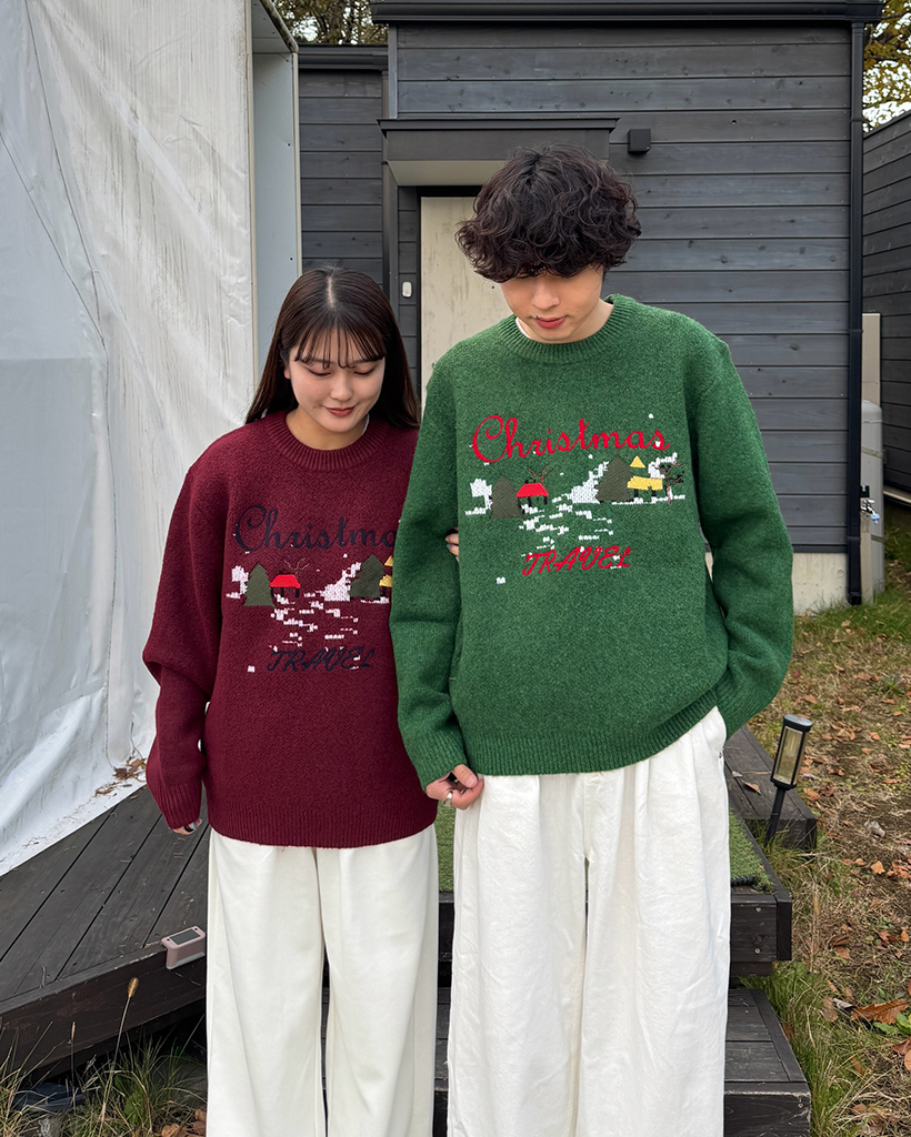 クリスマスステッチデザインセーター | ファッション通販サイト NUGU