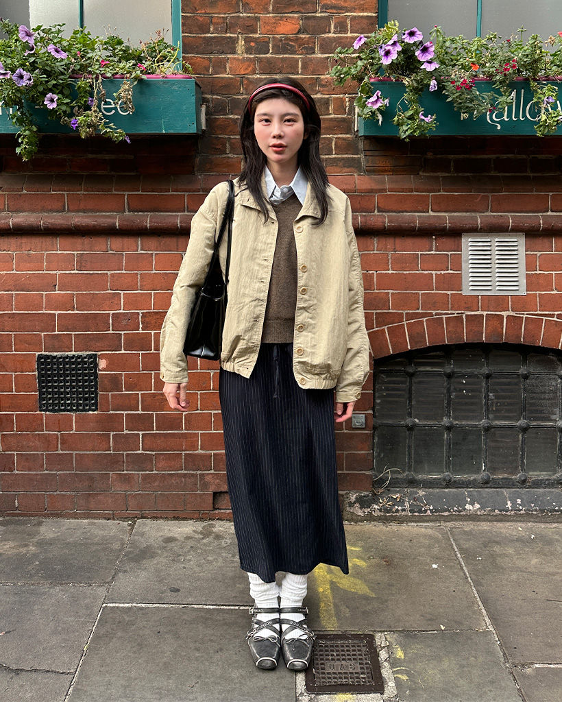 ナイロンジャケット 黒 ボタン式 CAMBIO（カンビオ） ナイロンジャケット mj9506- Stretch Nylon Stand