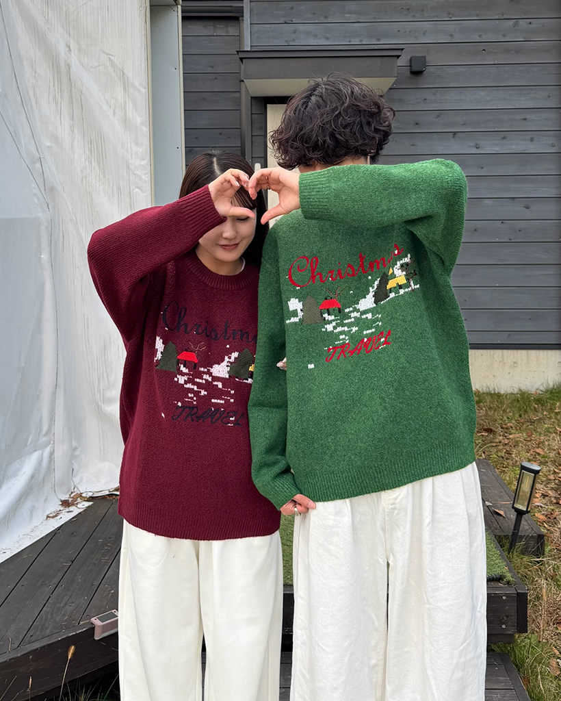 クリスマスステッチデザインセーター | ファッション通販サイト NUGU
