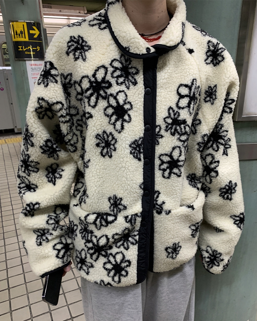 美品✨トゥジュー　リバーシブル　ノーカラージャケット　花柄　ネイビー　2 楽天市場】drawer（種類（コート・ジャケット）ノーカラー・スタンド