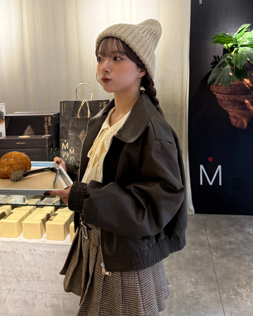 クロップドレザージャケット | ファッション通販サイト NUGU