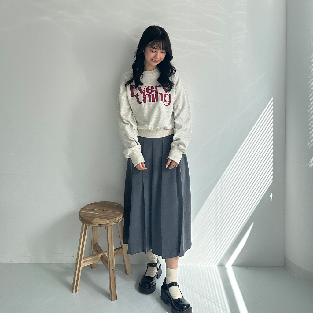 everythingセミクロップスウェットシャツ | ファッション通販サイト NUGU