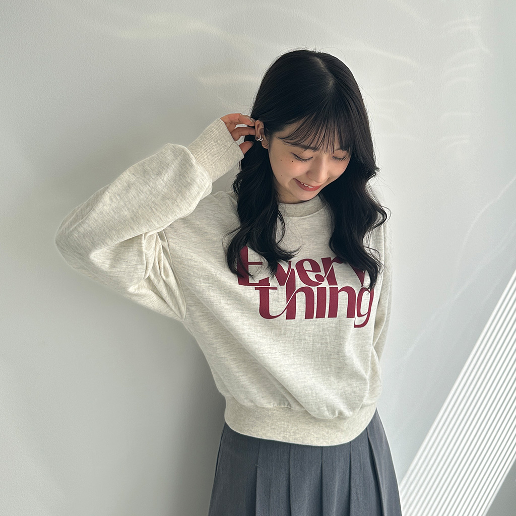 everythingセミクロップスウェットシャツ | ファッション通販サイト NUGU