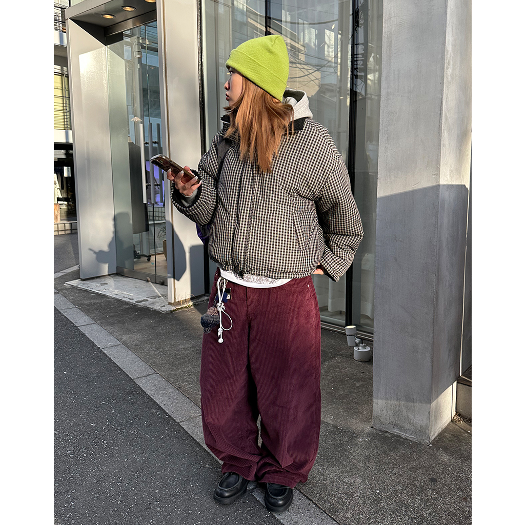 kolor ダメージ加工 コーデュロイ ワイドパンツ GOLDBEIGE コーデュロイワイドパンツ | ファッション通販サイト NUGU