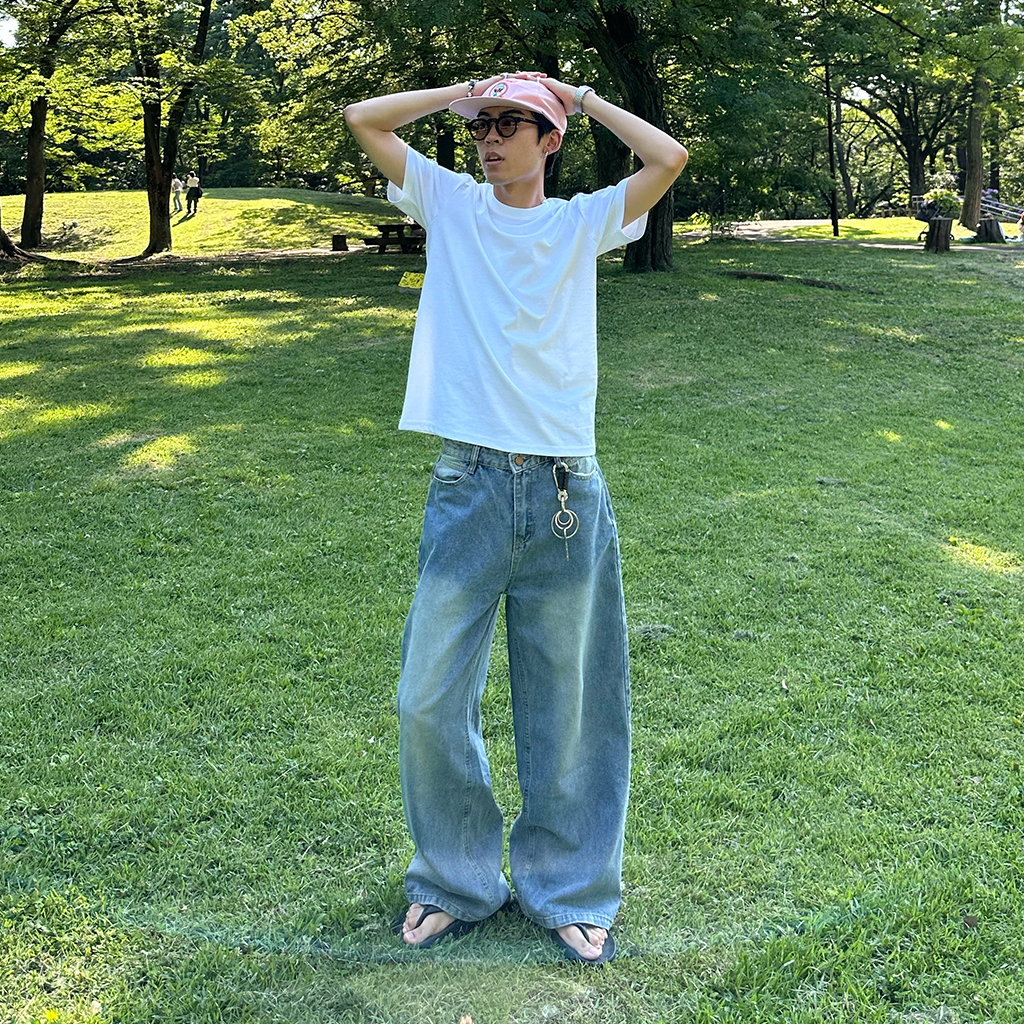 バンバンバン センタープレスワイドパンツ – YOKO CHAN