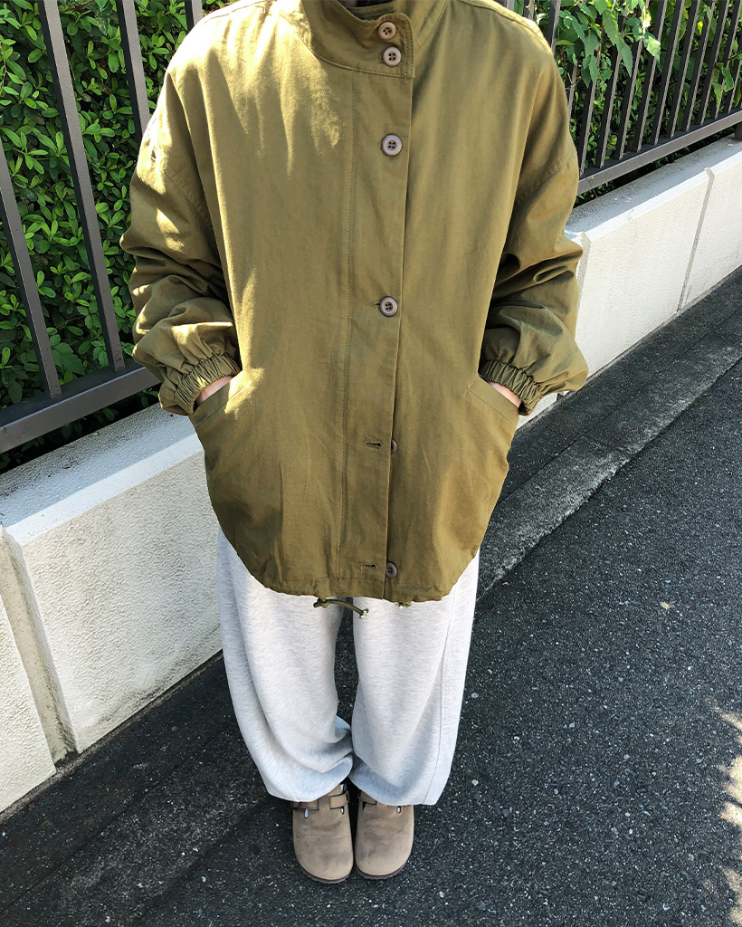 カジュアルオーバーフィットヴィンテージジャケット | ファッション