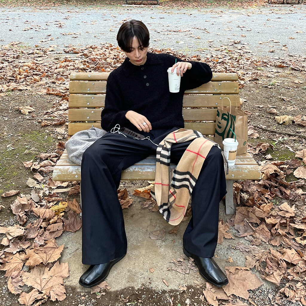 サイドタック入りワイドスラックス | ファッション通販サイト NUGU