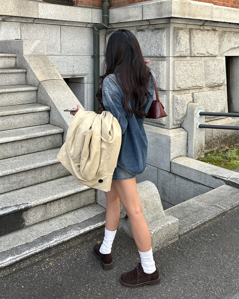 ルーズカジュアルヒップホップデニムショーツ