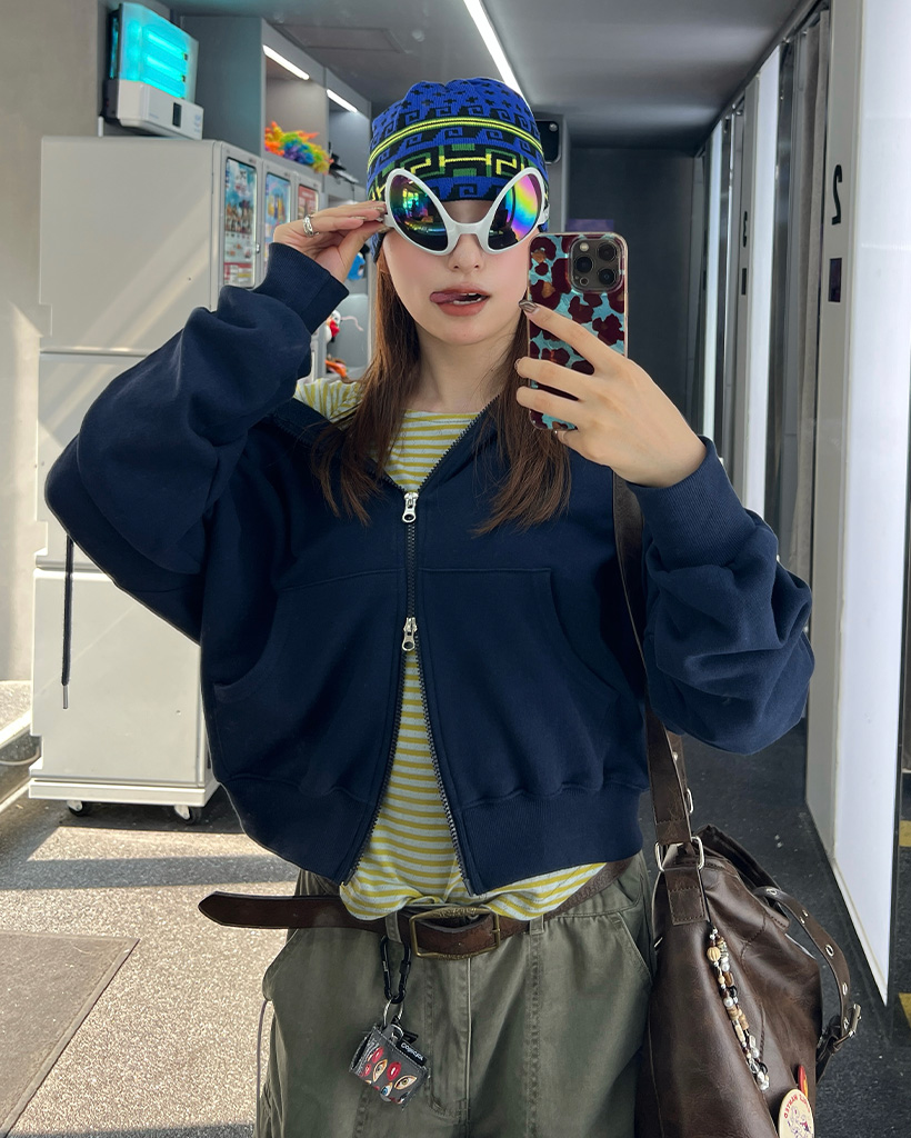 ダブルジップフードパーカー | ファッション通販サイト NUGU