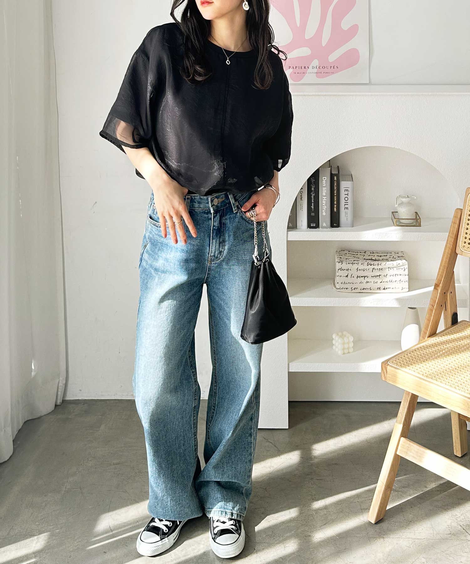 tシャツ レイヤードオーガンジー半袖Ｔシャツ レディース 楽天市場】Tシャツ レディース トップス 半袖 クルーネック