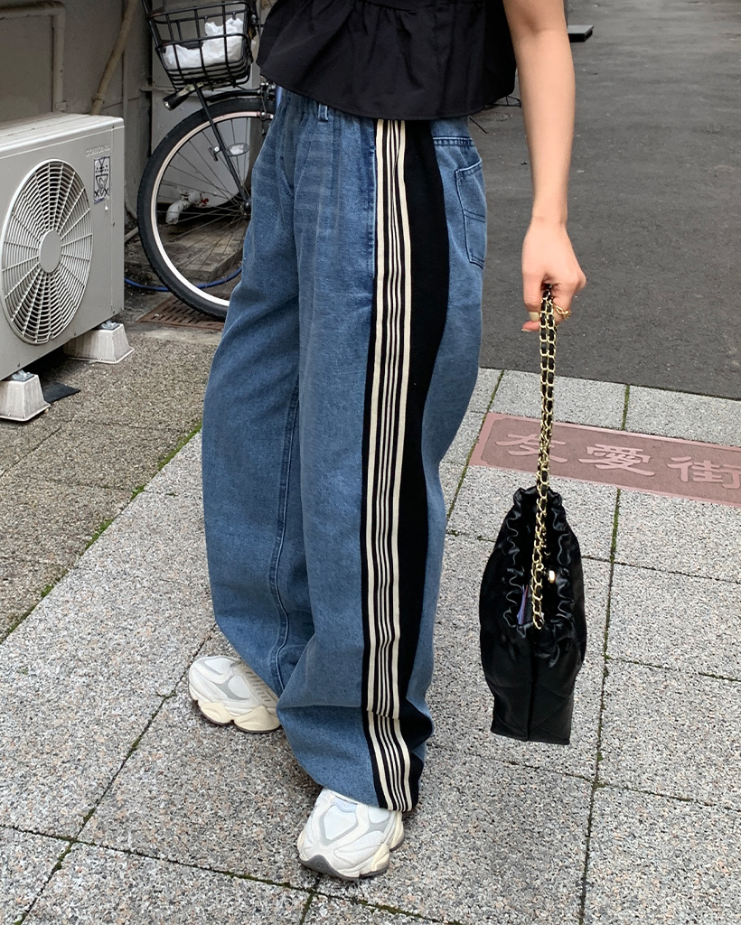 【美品】JENNE ジェンヌ ウォッシュデニムパンツ カットオフ Lサイズ フレンチルック美脚ワイドデニムパンツ｜JENNE(ジェンヌ)公式
