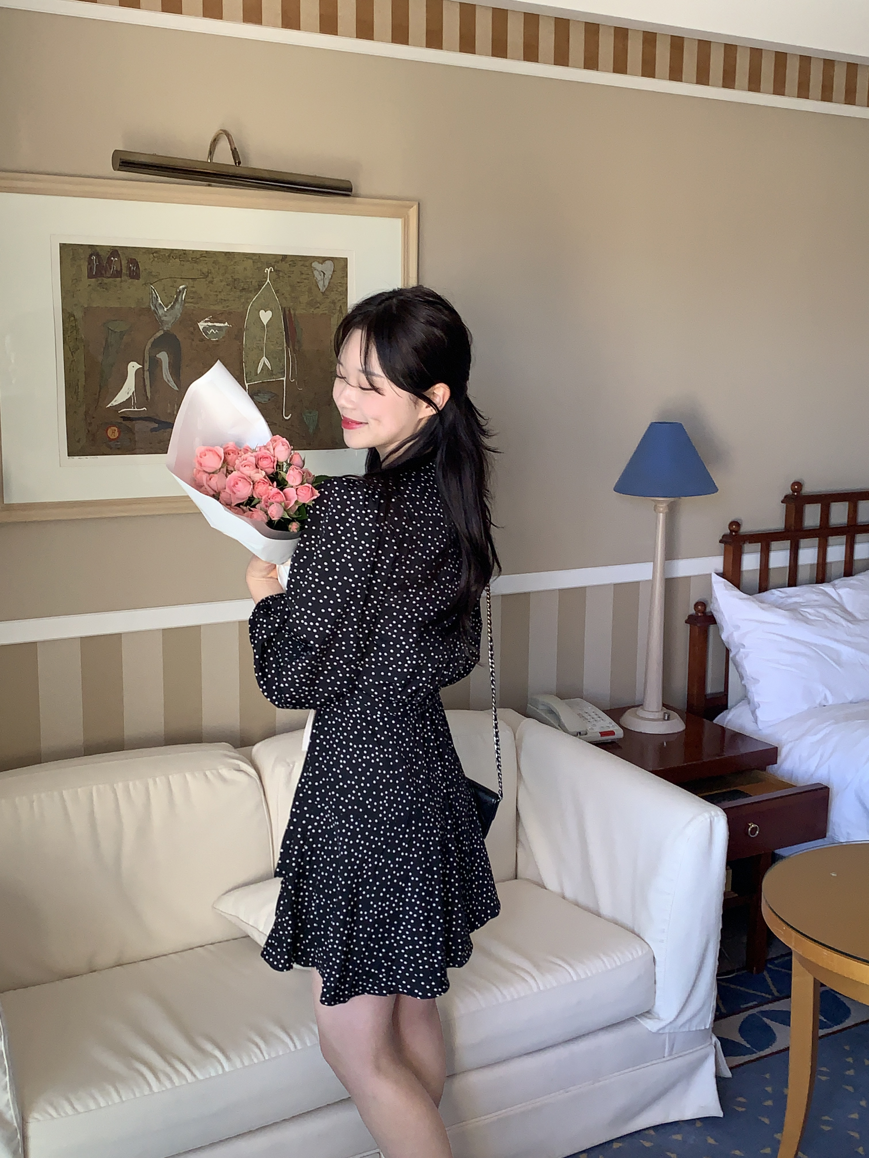 ピンクハウスのサンタ柄ワンピース。フード付き　肩パッド無し　丈短め ピンクハウスのサンタ柄ワンピース。フード付き 肩パッド無し 丈短め