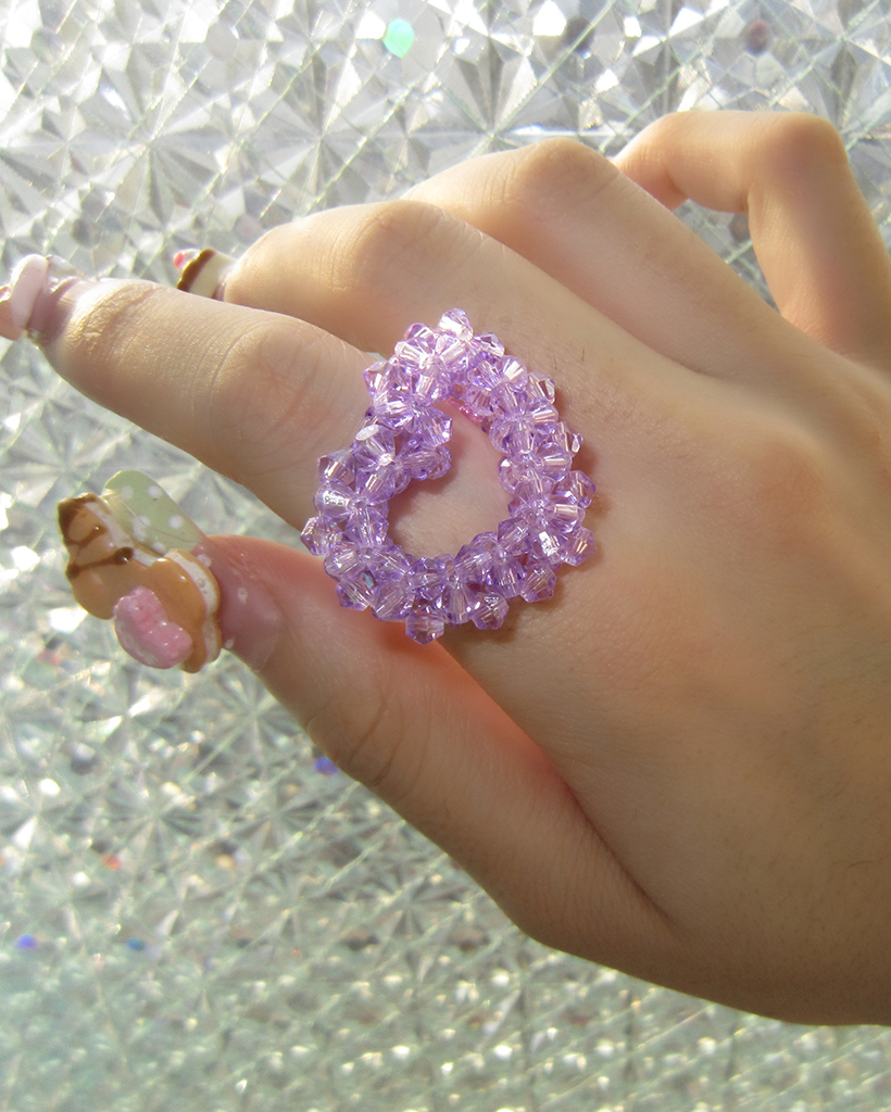 新作String Ting ハートビーズ Cupid's Glow ギュービッド SLY | CUPID HEART ピアス (ピアス・イヤリング ) |SHEL'TTER