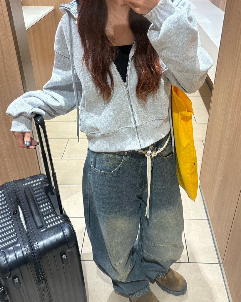 ちーたん。ファビアナフィリッピフード付き クロップドパーカー ちーたん。ファビアナフィリッピフード付き クロップドパーカー