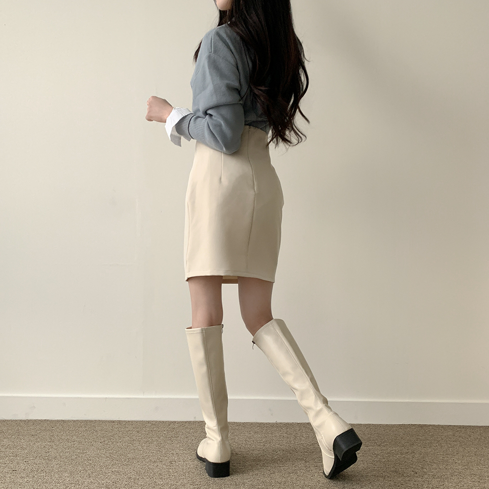 ツータック入りHラインミニスカート | ファッション通販サイト NUGU