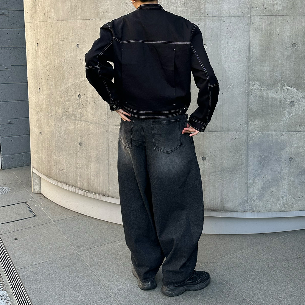 ウォッシュバルーンワイドパンツ | ファッション通販サイト NUGU