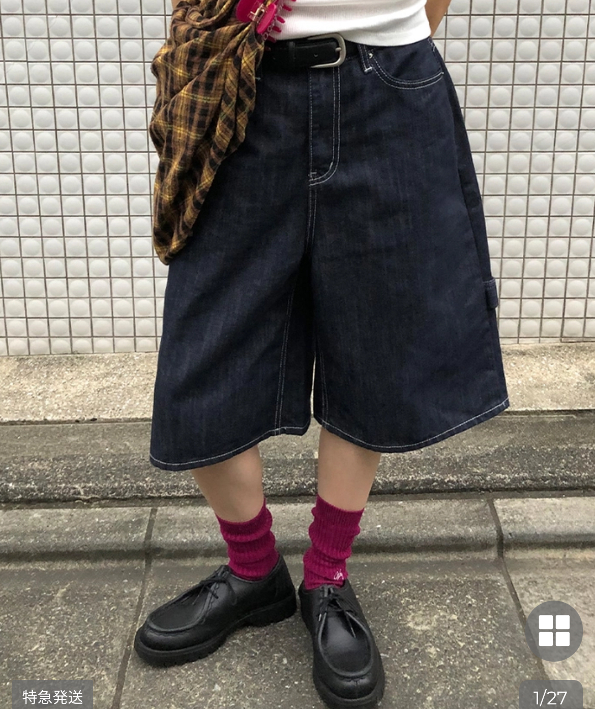 バミューダデニムパンツ | ファッション通販サイト NUGU