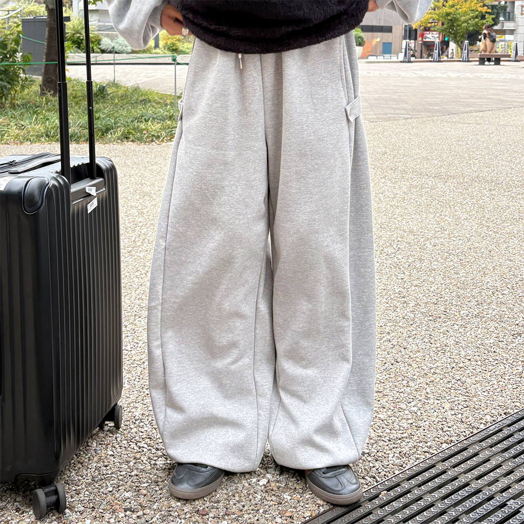 ユニセックス)サイドスナップスウェットパンツ | ファッション通販