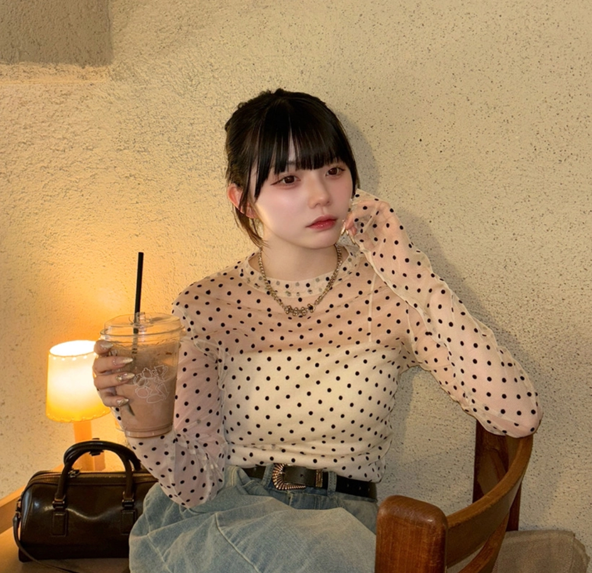 ドットシースルーTシャツ | ファッション通販サイト NUGU