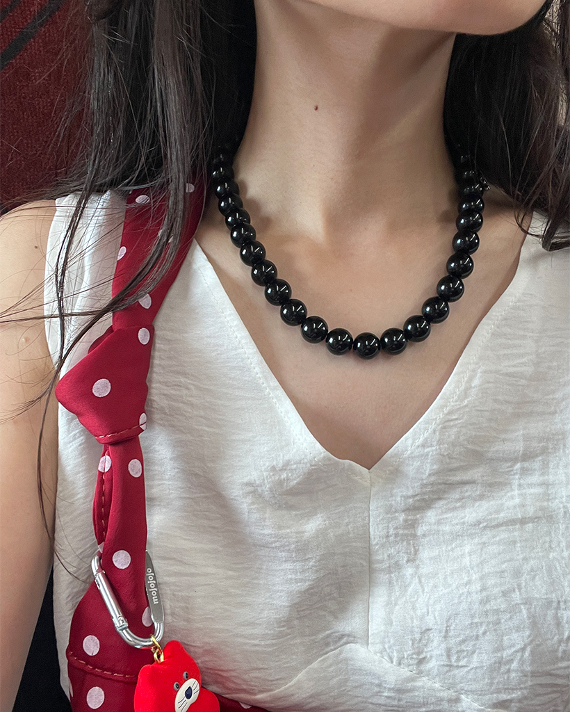 CHIEKO + ビックボールネックレス chieko + ビッグボールネックレス シルバー チエコプラス