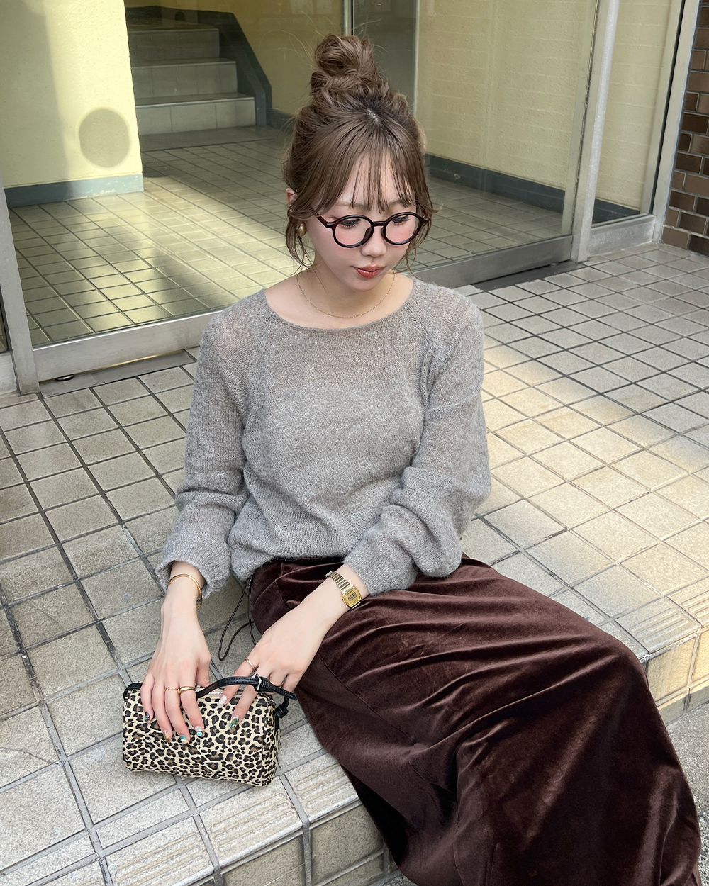 eLLA eLLa_selectshop シャギーニットカーディガン ella_selectshop eLLa シャギー カーディガン eLLa_selectshop