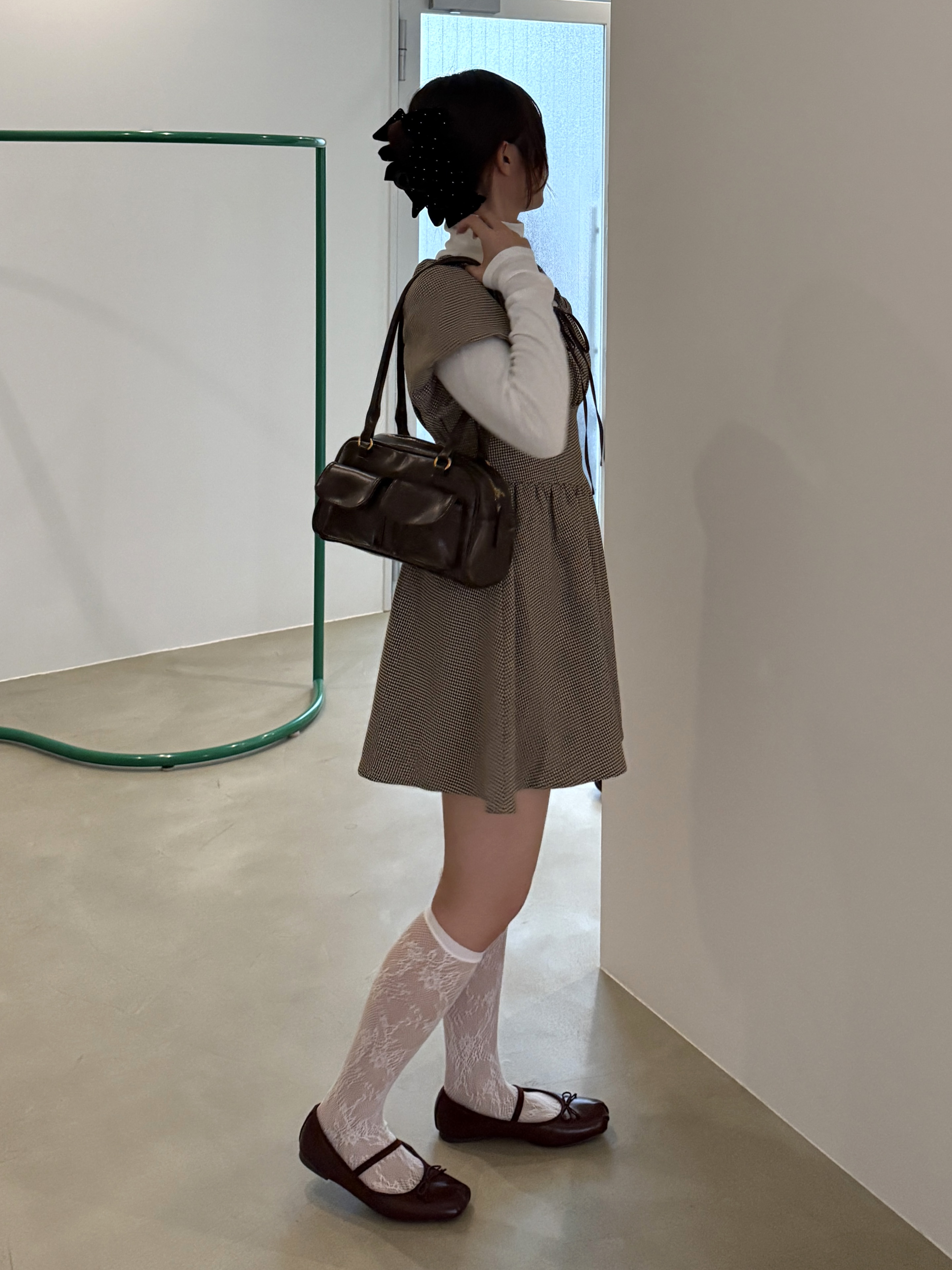 (5colors)ラッセルレーシーフラワーハイソックス