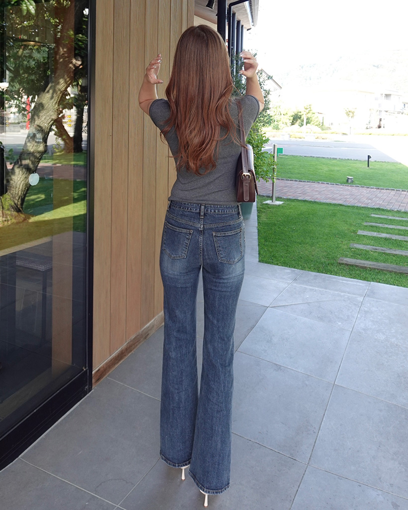 ブーツカットデニムパンツ | ファッション通販サイト NUGU