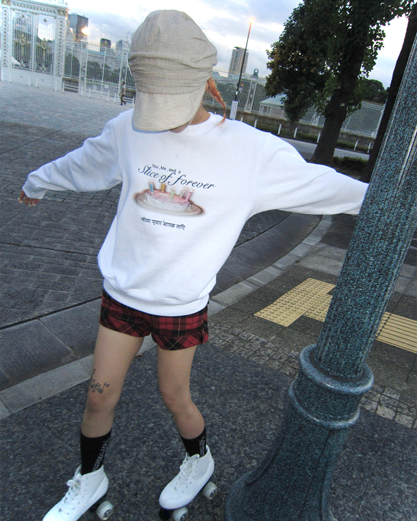 [1回再販](ORIGINAL) スイートケーキ裏起毛スウェット