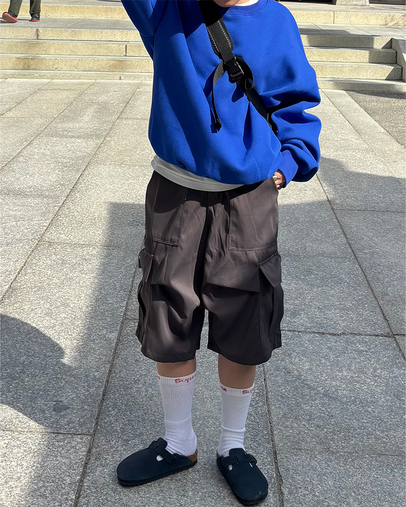 サイドポケットカーゴバミューダパンツ