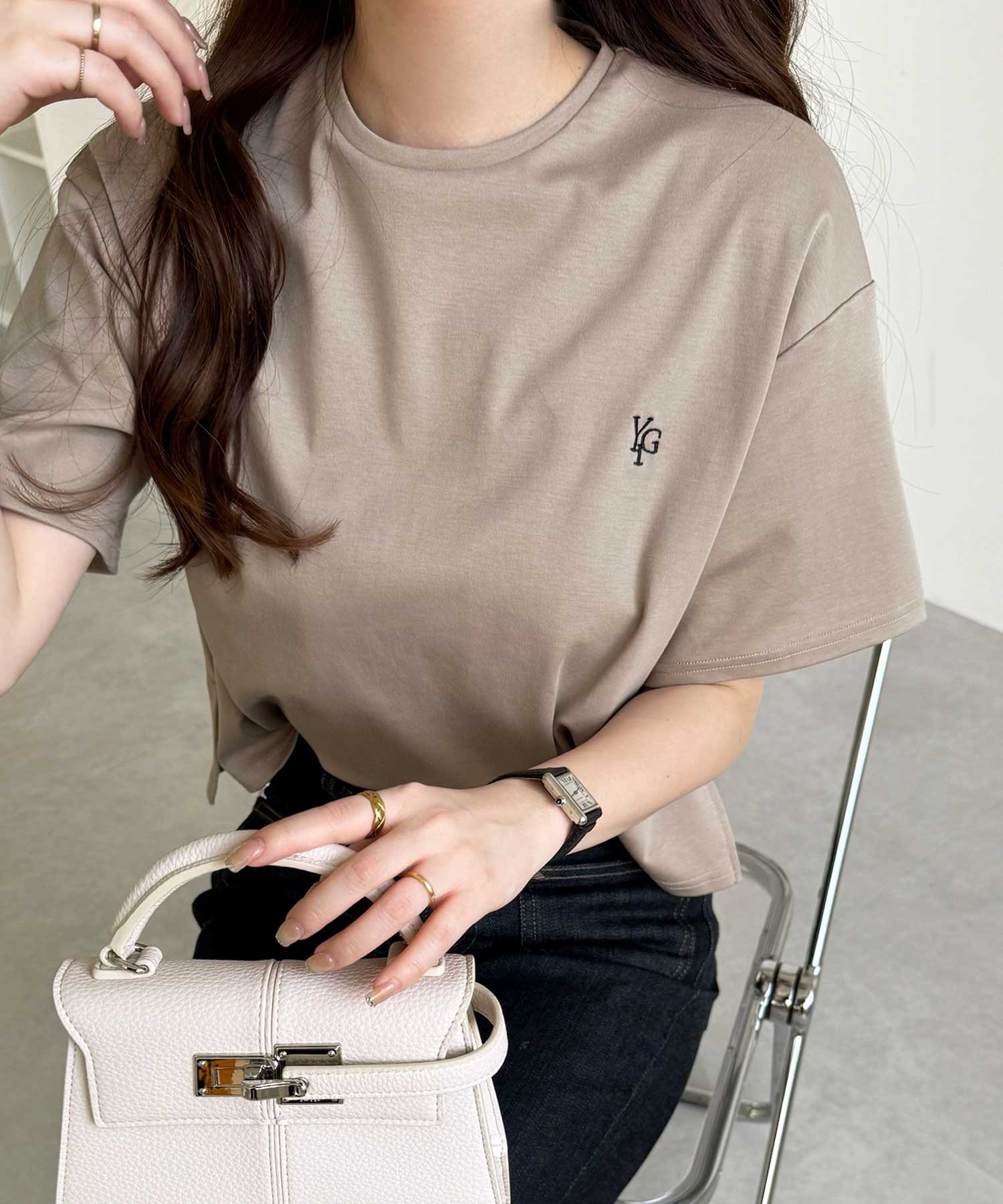 アナグラム刺繍Tシャツ アナグラムロゴ刺繍Tシャツ | ファッション通販サイト NUGU