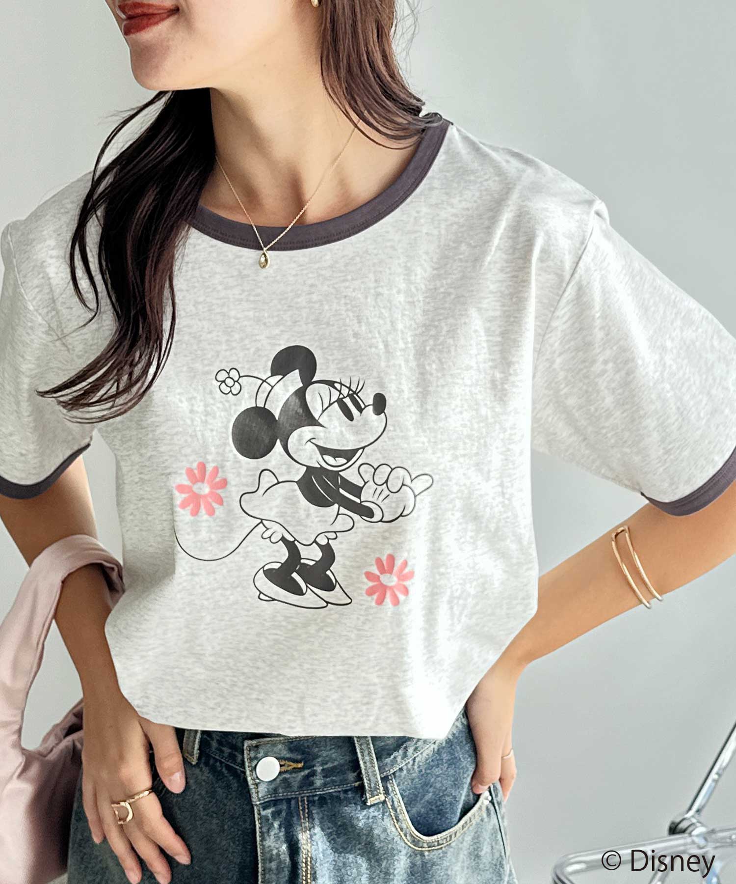 Disney/ディズニー】別注/Mickey Mouse＆Minnie Mouse/リンガー