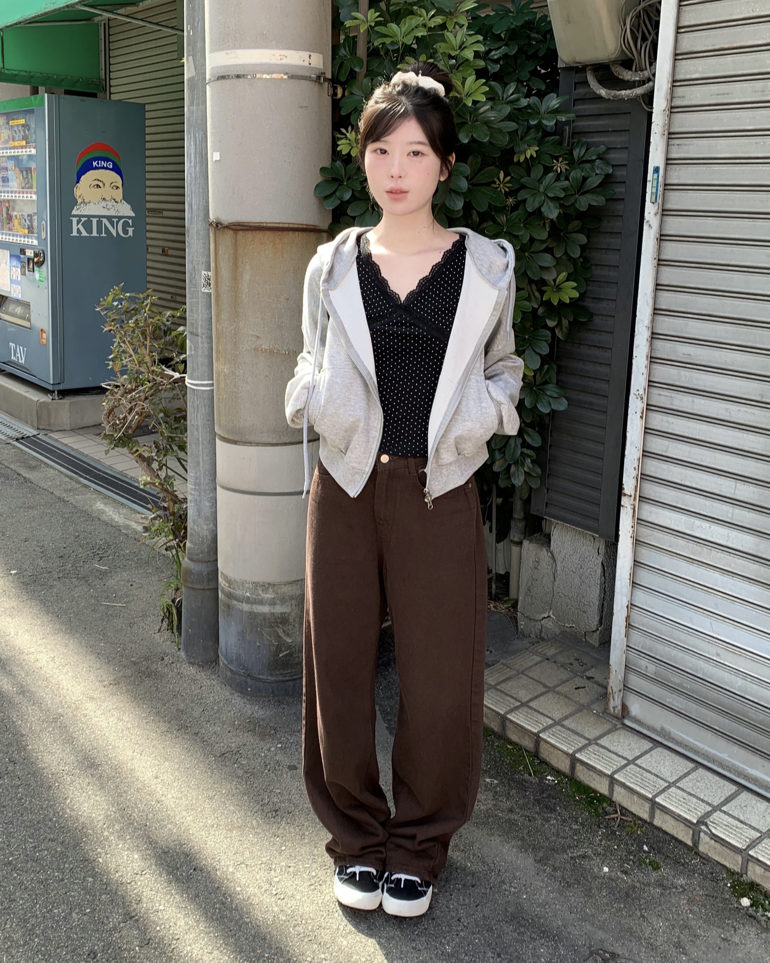 カラーコットンワイドパンツ | ファッション通販サイト NUGU