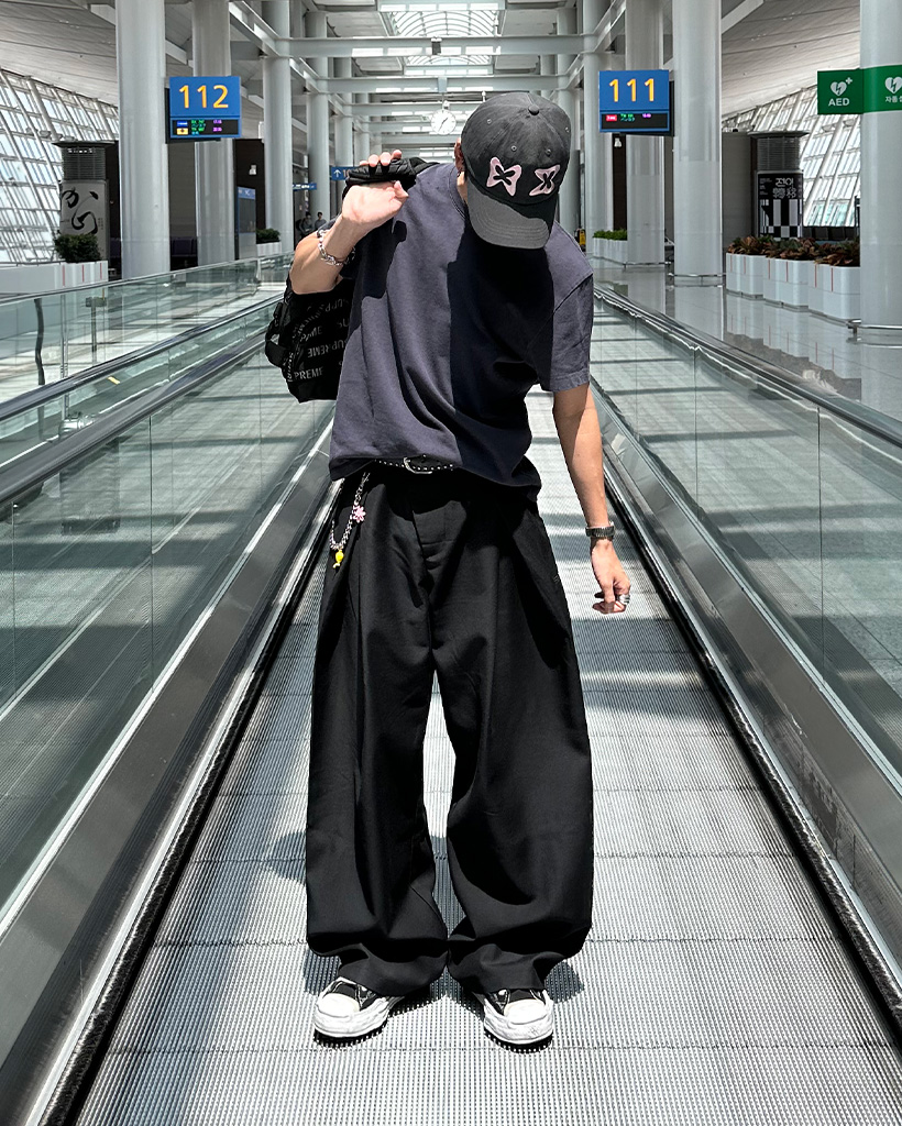 【nonnative】 スラックス ブラック サイズ：2 WALKER ANKLE CUT EASY SLACKS POLY TWILL (NN-P3988