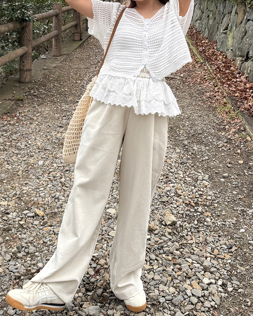 nagonstans♡ワイドパンツ nagonstans｜ナゴンスタンスのパンツ通販 - ZOZOTOWN