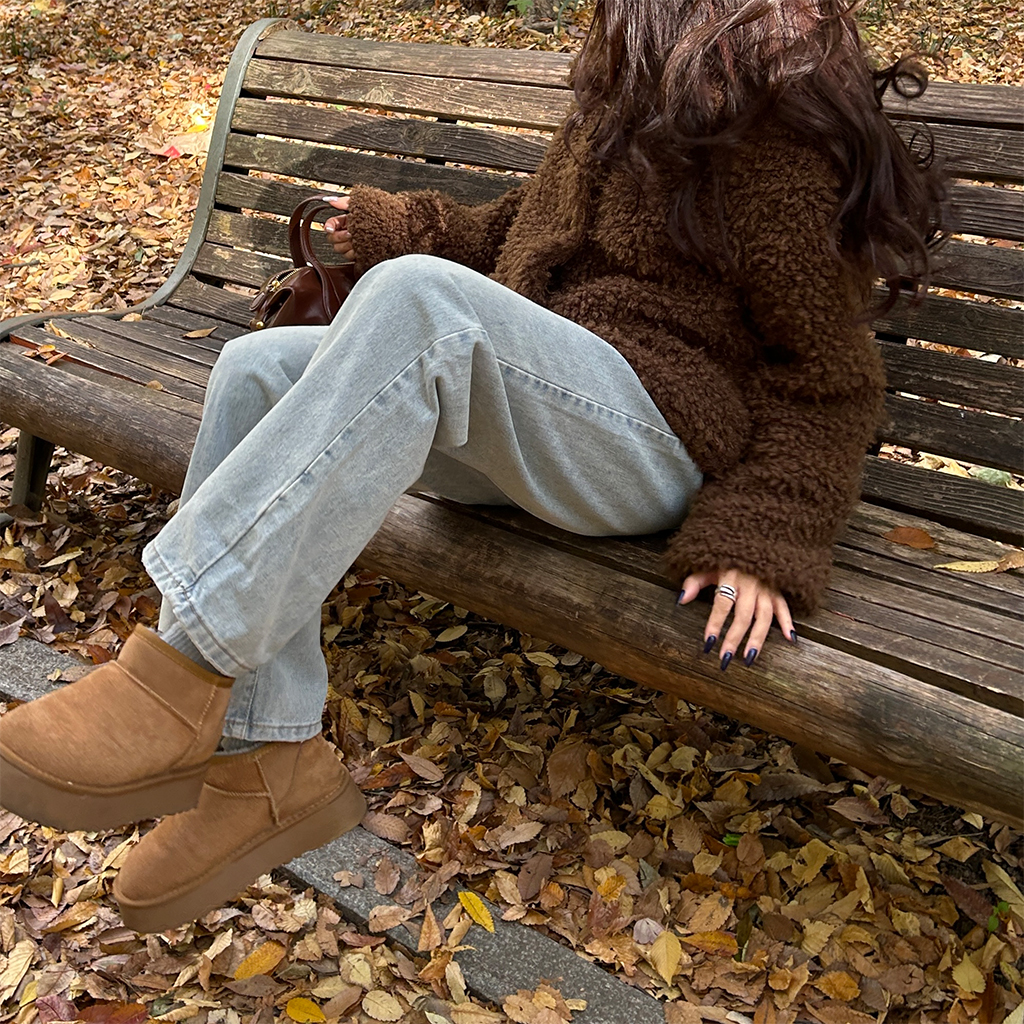 いちご ☆UGG アグ　シャギー　フェイクファー　コート　キルティング ugkianna_4.jpg