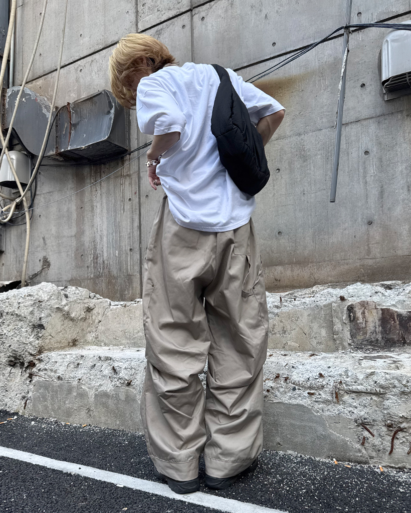 ユニセックス) ワイドダブルニーパンツ | ファッション通販