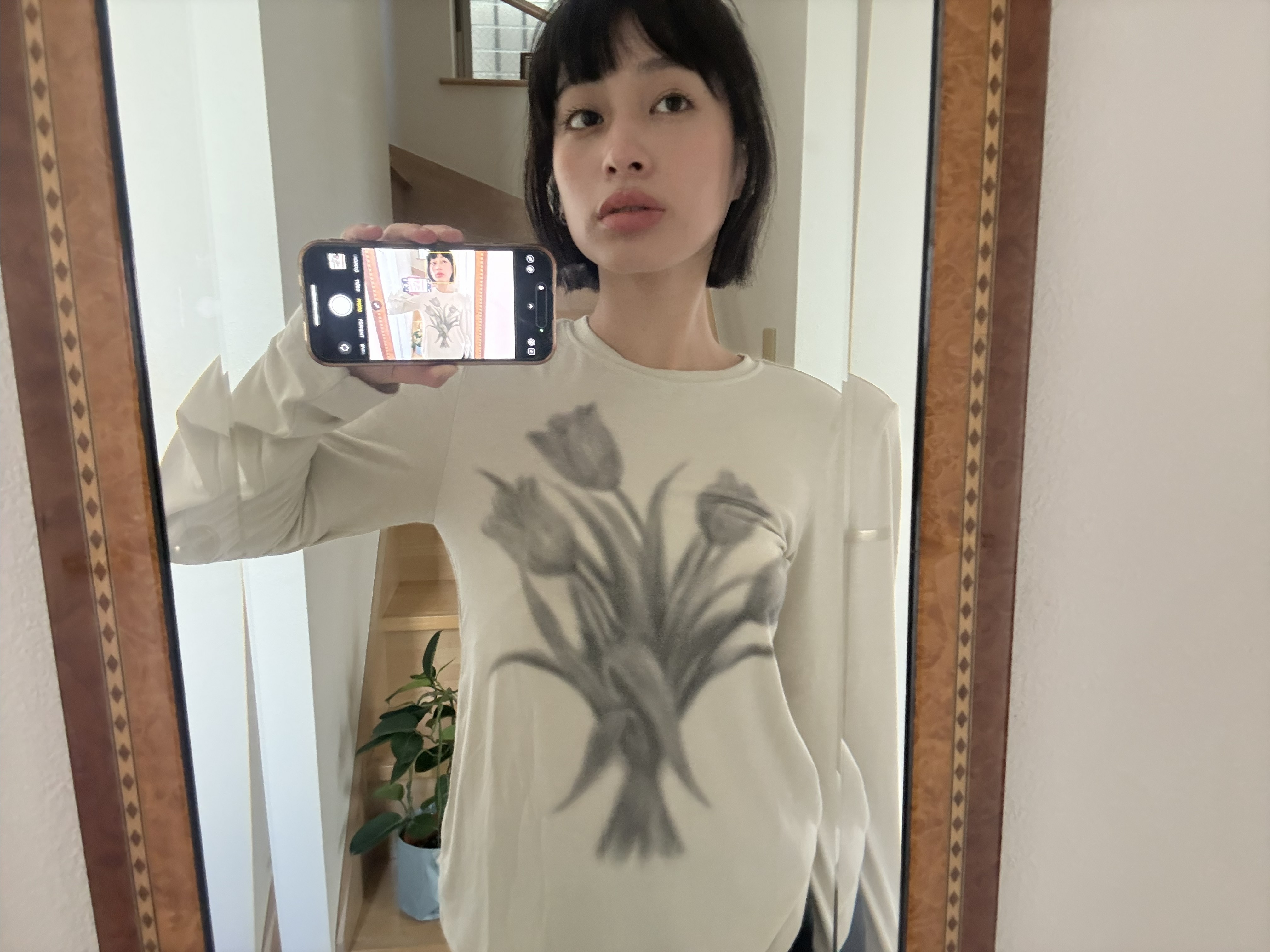 meguページ MEGU x Kijun] Romantic Jersey Top Sage | ファッション通販