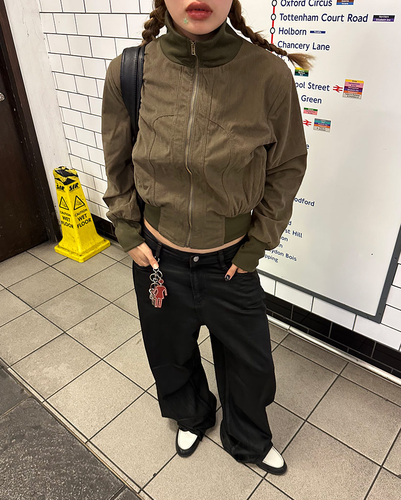 コーティングブラックバギーデニムパンツ | ファッション通販