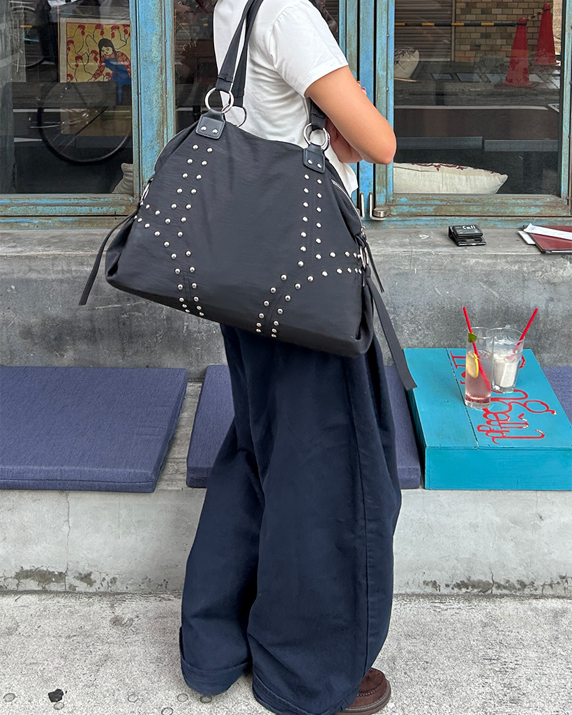 version of you ナイロンバッグ ダブルリベットラインナイロンバッグ