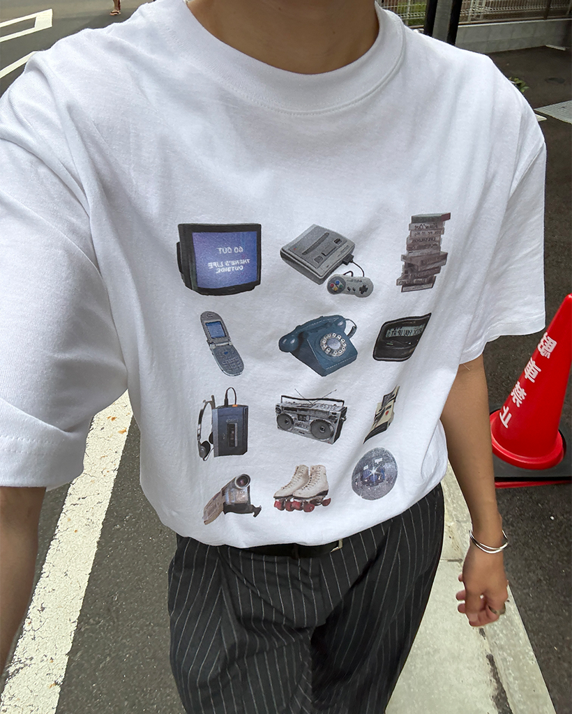 ミレニアルグラフィックハーフTシャツ | ファッション通販サイト NUGU