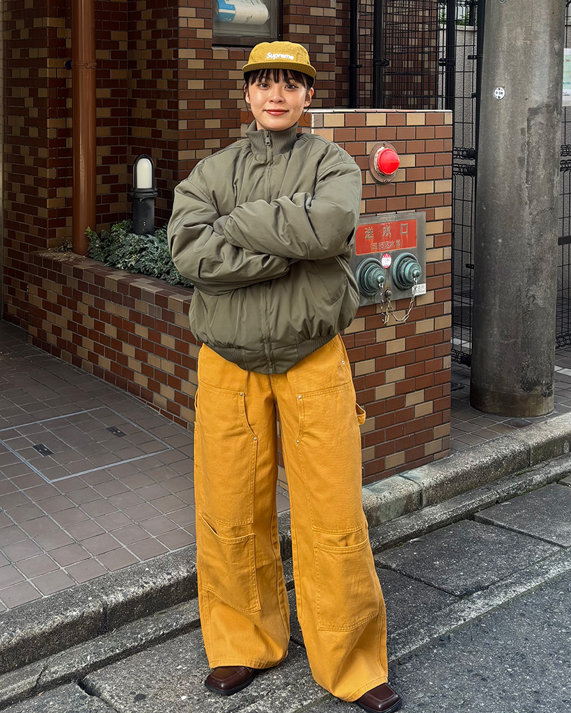 セミワイドカーペンターパンツ