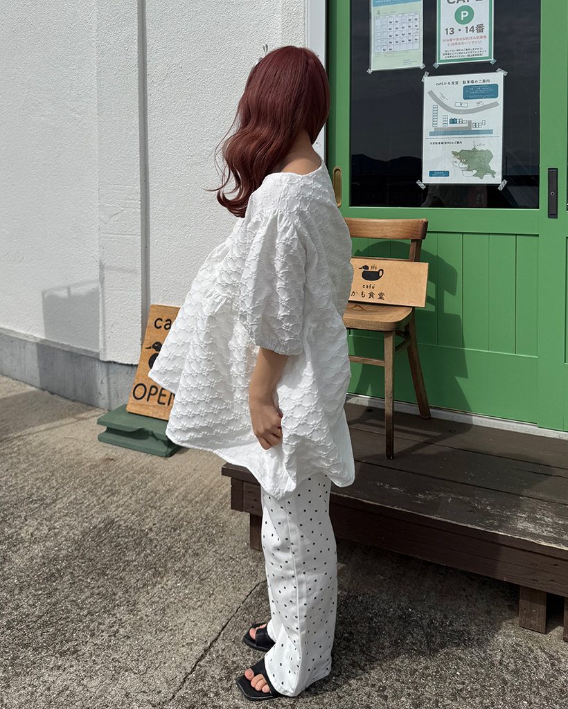 小花柄コットンワイドパンツ | ファッション通販サイト NUGU