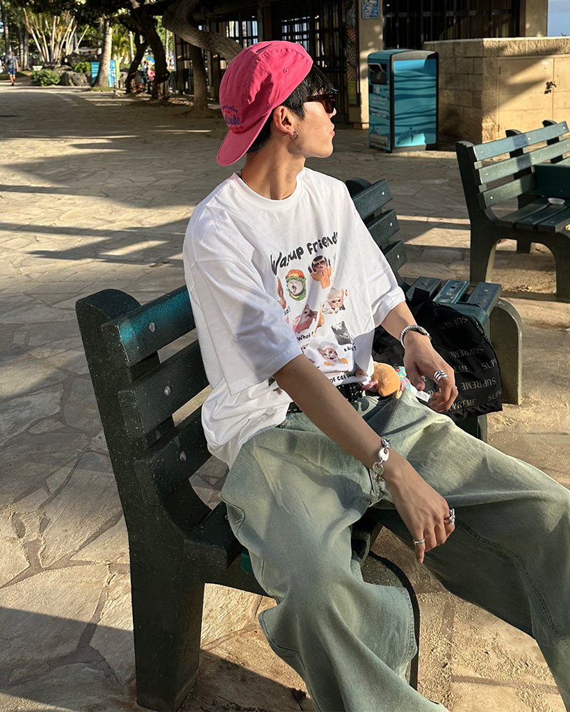 半袖Tシャツ ユニセックス ウオッシュド デジタルプリント デジタルプリント半袖Tシャツ | ファッション通販サイト NUGU