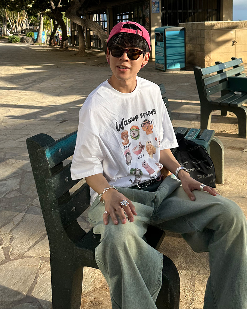   ロゴ Tシャツ＆パンツ ブルー 上下セット 5.6オンス ヘビーウェイトTシャツ | メンズ | 1枚 | 00085-CVT
