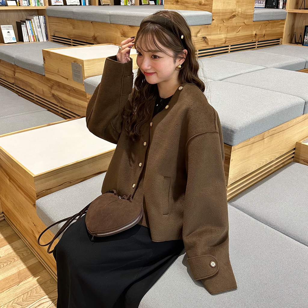マフラーセットショートコート | ファッション通販サイト NUGU