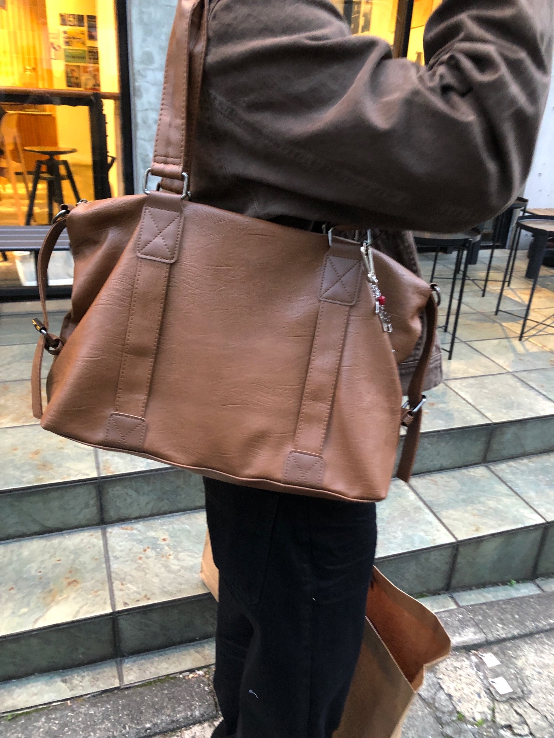 [Vague Pick!] Mood Leather shoulder bag (2color)