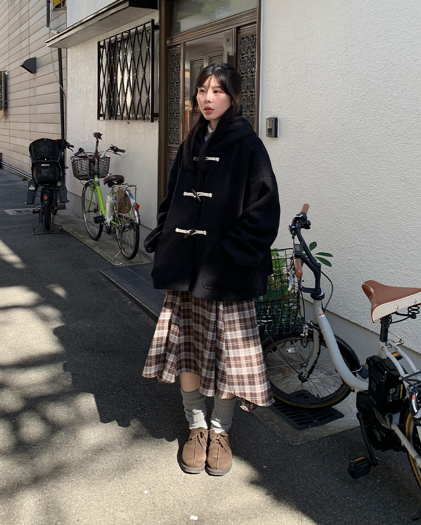 フラットポケットショートダッフルコート | ファッション通販サイト NUGU