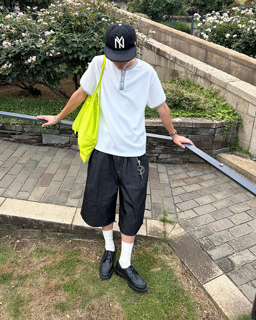 バミューダデニムタック入りパンツ | ファッション通販サイト NUGU