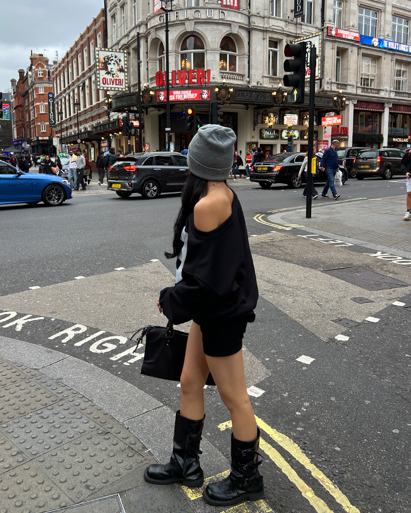 2WAYショルダーナンバーバルーンスリーブスウェット | ファッション