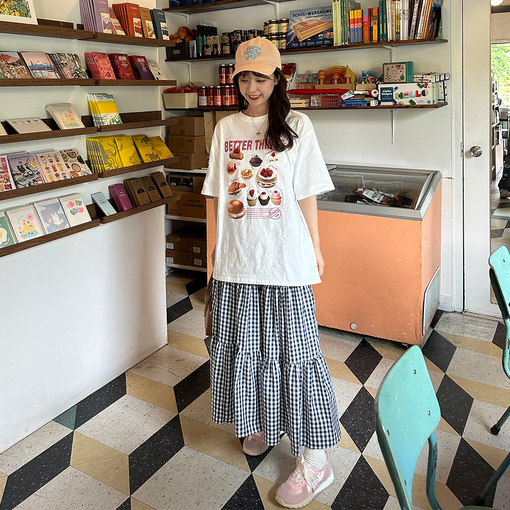 デザートプリント半袖Tシャツ | ファッション通販サイト NUGU
